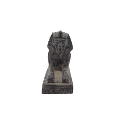 Statue of a sphinx on a white background