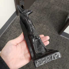 Egyptian God Anubis Statue Black - Made in Egypt