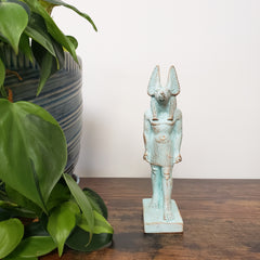 Egyptian God Anubis Statue Patina - Made in Egypt