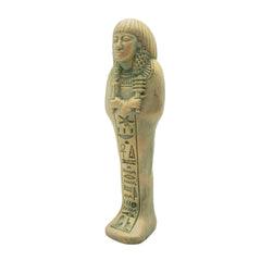 Egyptian Ushabti Amen-em-ipet Statue Green Gold - Made in Egypt
