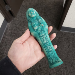 Egyptian Ushabti Amen-em-ipet Statue Green - Made in Egypt