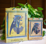 Cleopatra gift bag small and large side by side