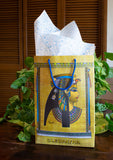 Cleopatra gift bag with tissue paper
