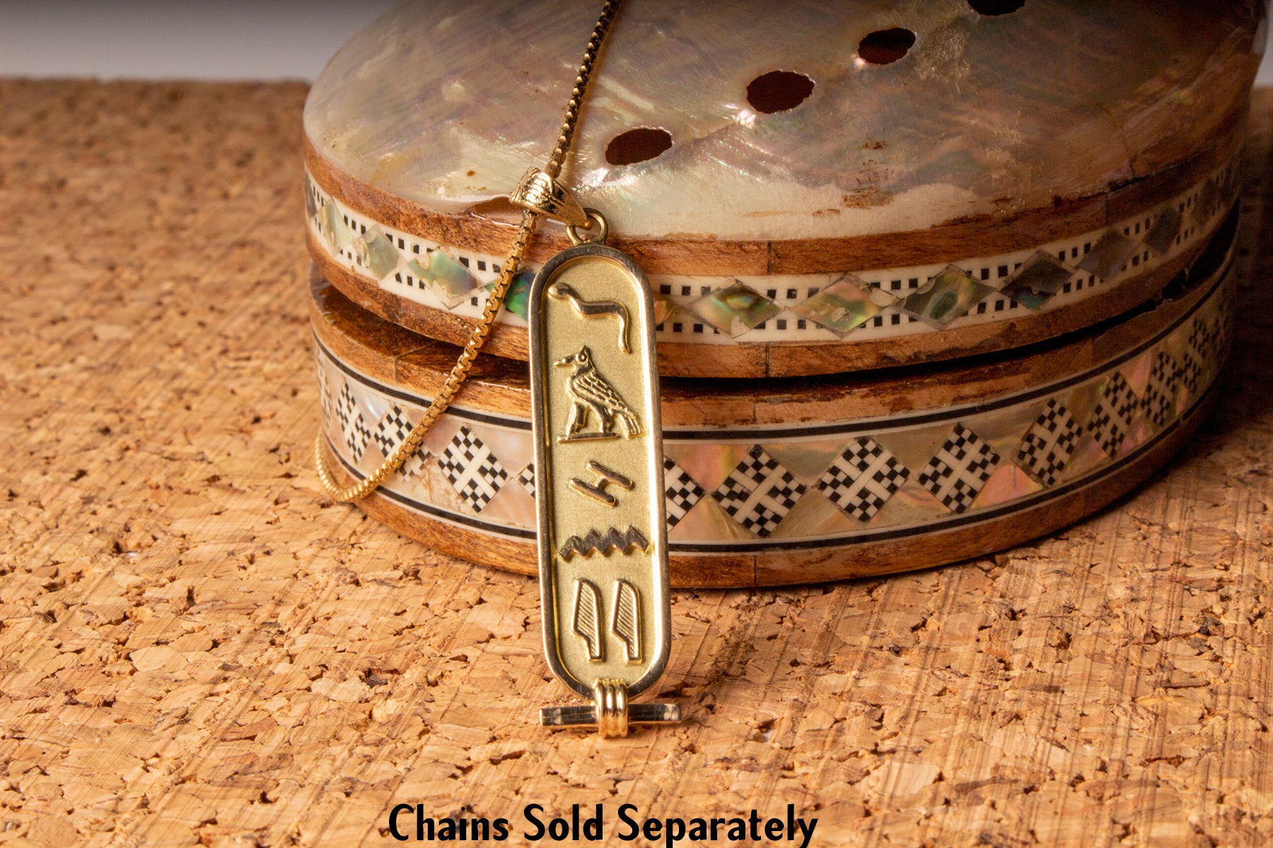 TRADITIONAL PERSONALIZED CARTOUCHES - GOLD AND SILVER OPTIONS