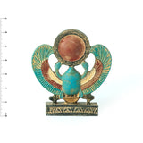 Winged Scarab Double-Sided Statue - Made in Egypt - Egyptian God