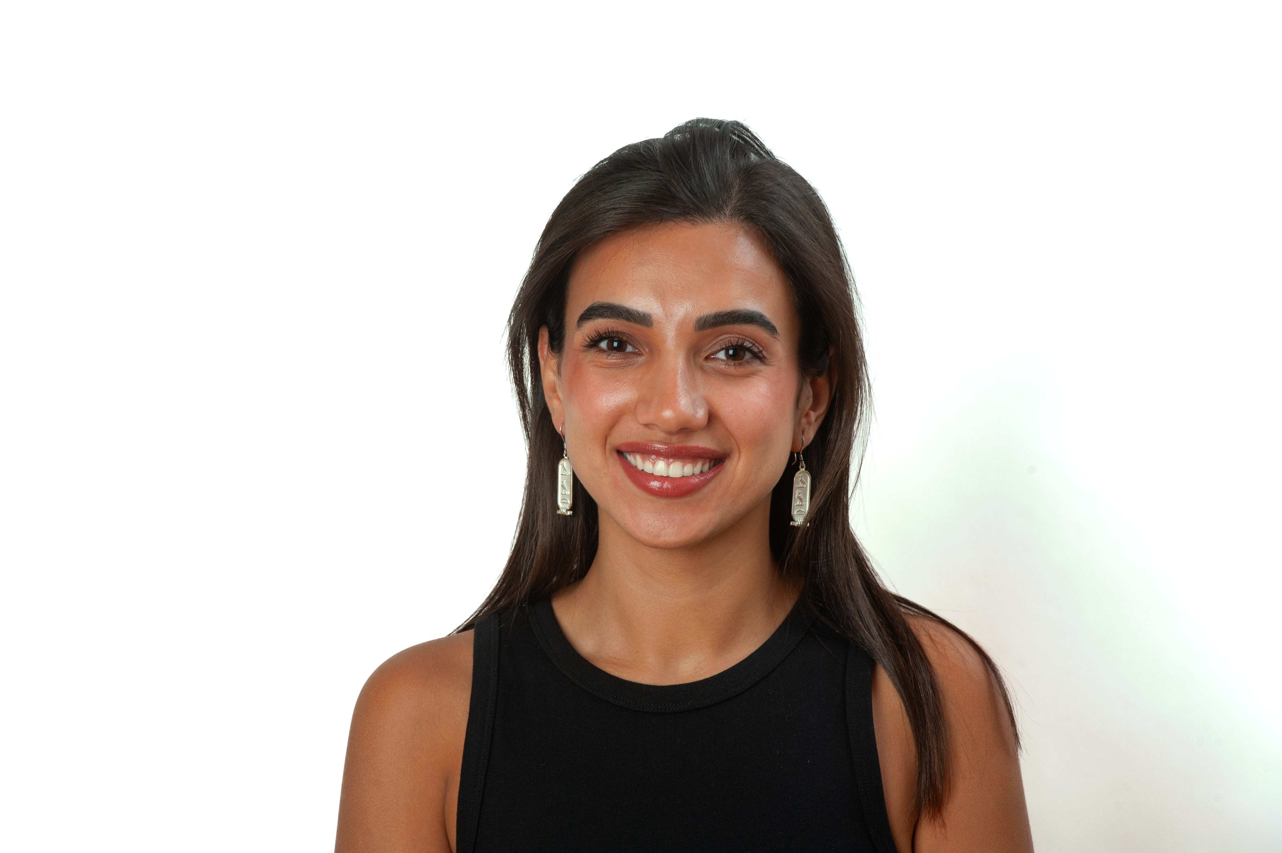 Personalized Egyptian Cartouche Earrings - Sterling Silver- Made in Egypt