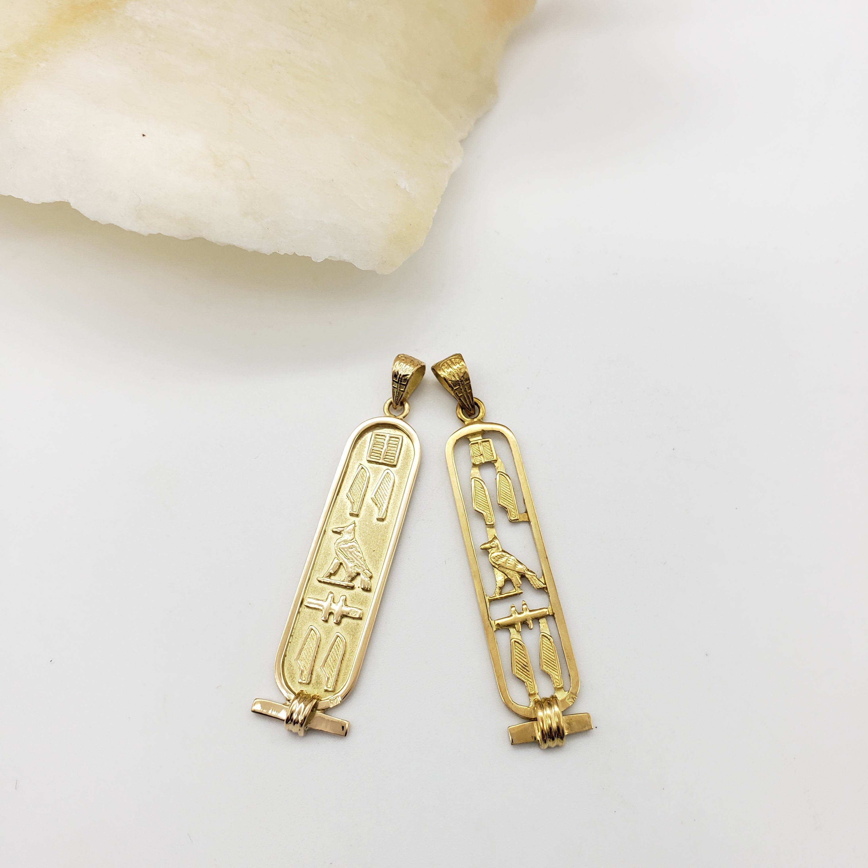 PEACE Egyptian Cartouche Pendant - Made in Egypt