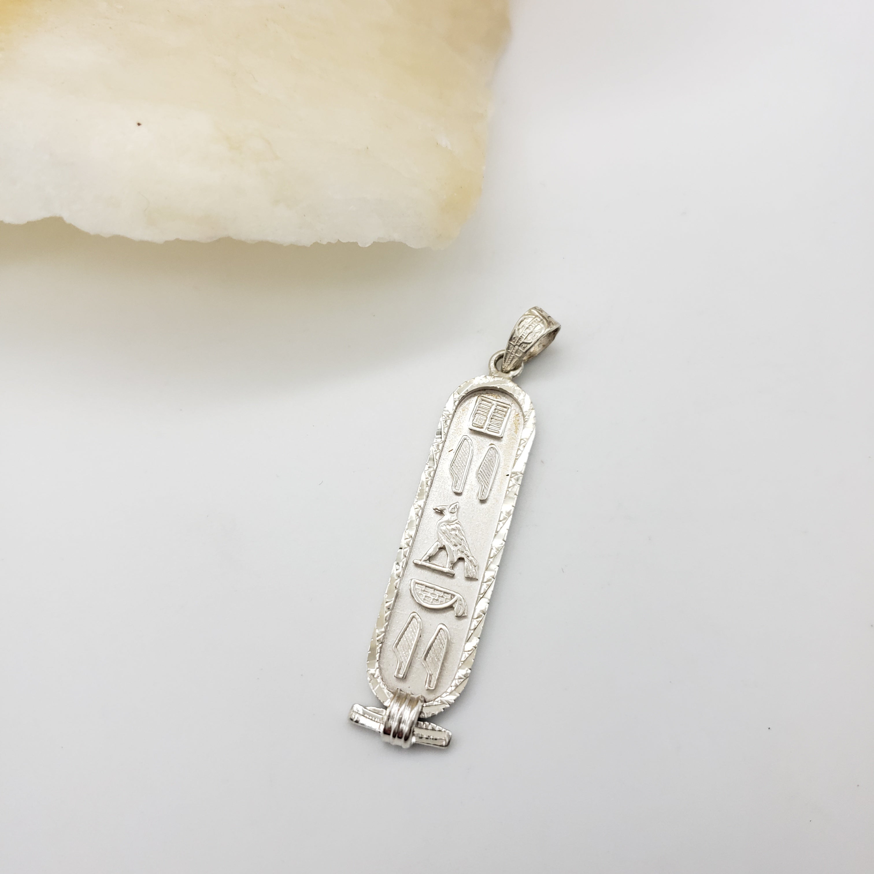 PEACE Egyptian Cartouche Pendant - Made in Egypt