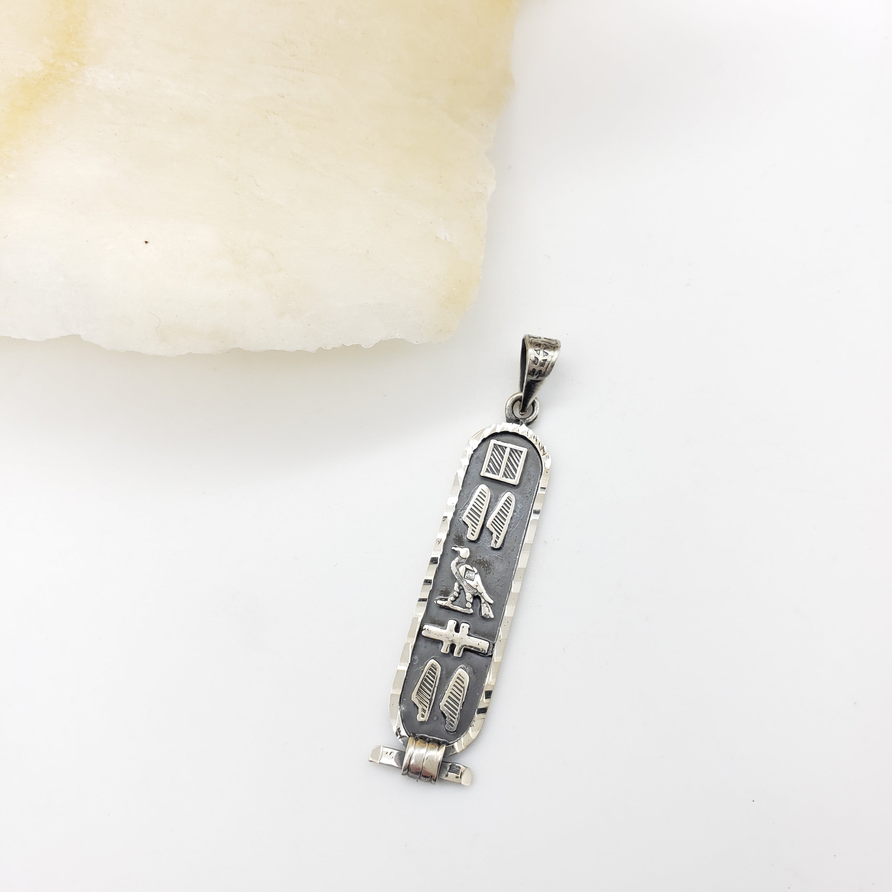PEACE Egyptian Cartouche Pendant - Made in Egypt