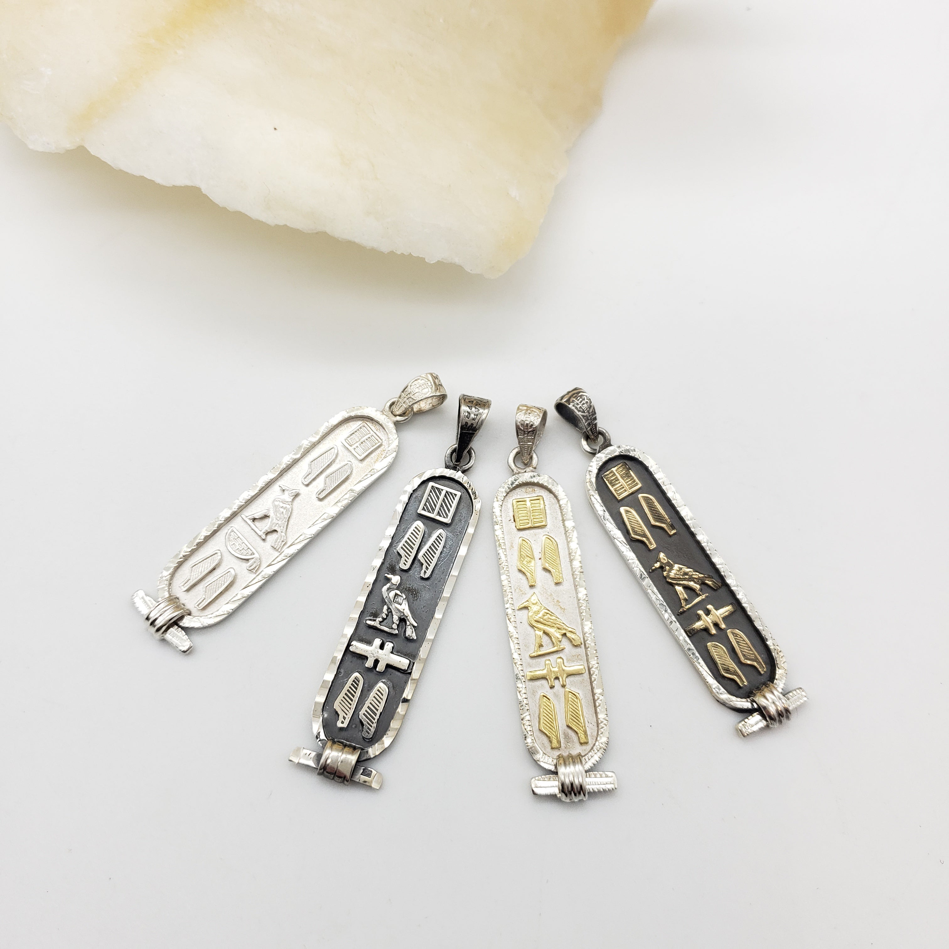 PEACE Egyptian Cartouche Pendant - Made in Egypt