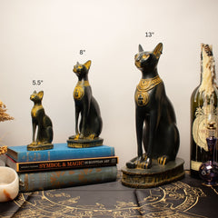 Bastet Cat Statues - Egyptian Goddess - Multiple Colors and Sizes