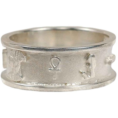 Sterling Silver Cartouche Ring
