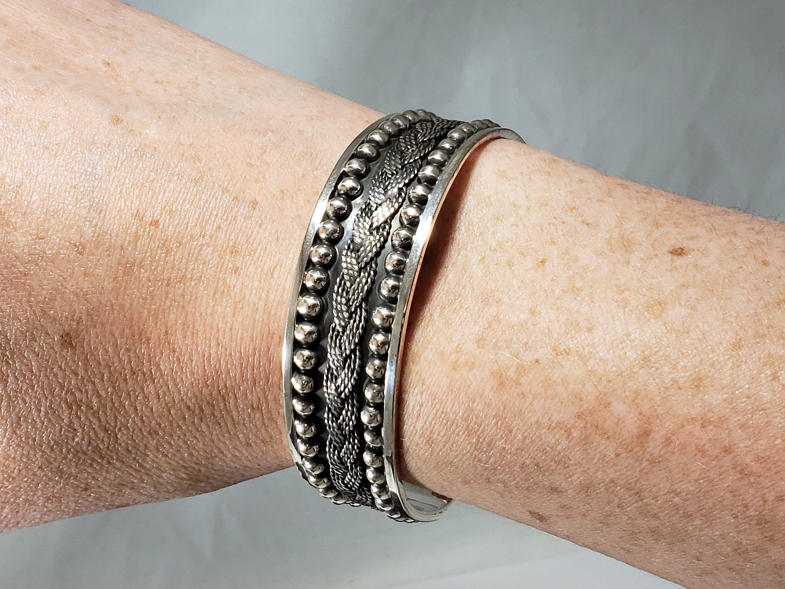 Bedouin Braided Rope Cuff Bracelet- Made in Egypt