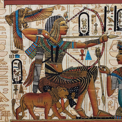 Egyptian King Tut Papyrus Painting - Made in Egypt