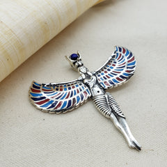 Egyptian Isis Goddess Statement Necklace - Made in Egypt