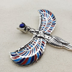 Egyptian Isis Goddess Statement Necklace - Made in Egypt