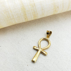 Egyptian Ankh Pendant - Gold Plated- Made in Egypt