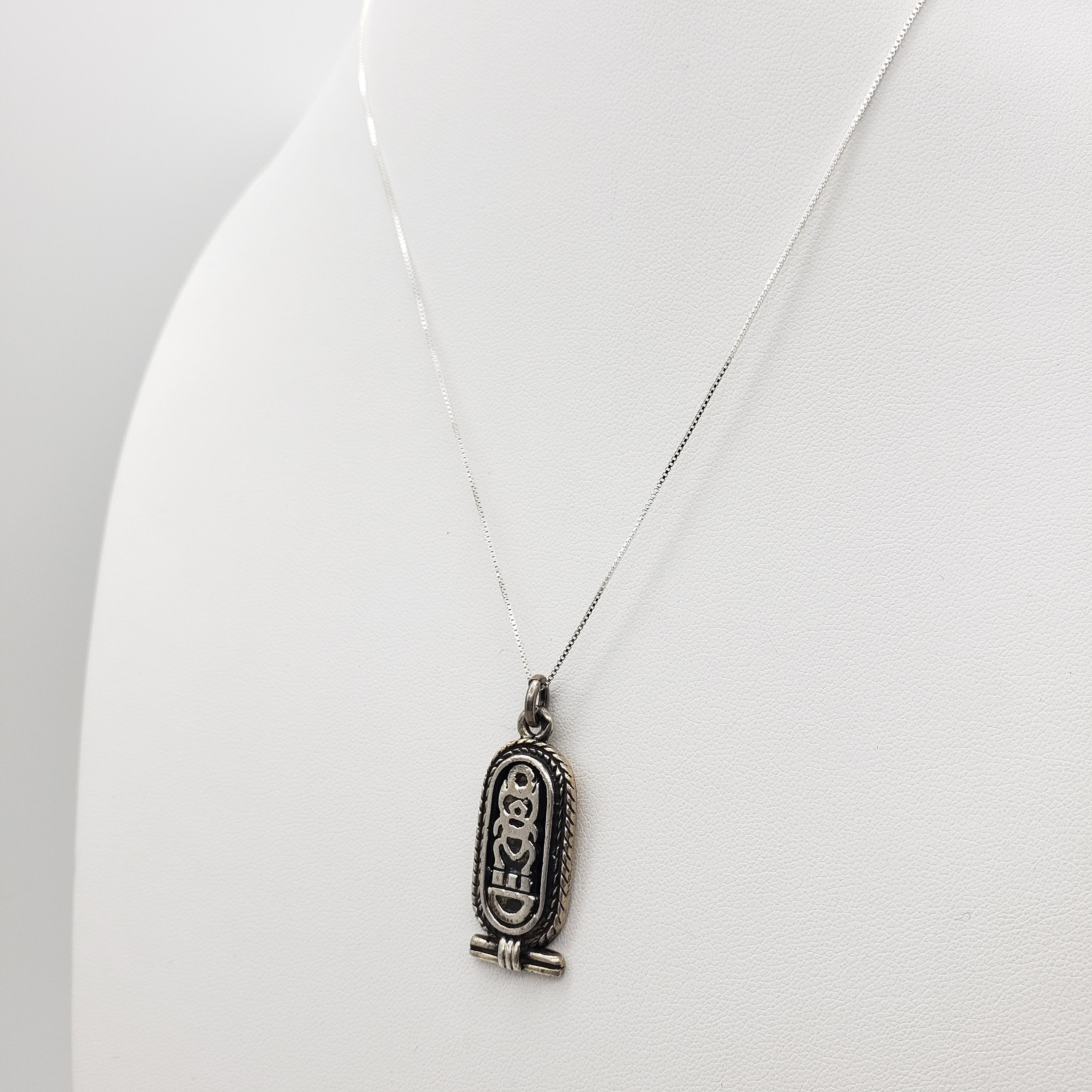 Egyptian King Tut Cartouche Necklace - Ancient Egypt Tutankhamun Pendant- Made in Egypt