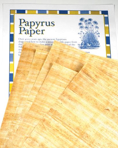 Egyptian Papyrus 6x8 inches (15x20cm) for Art Projects, by Maria Stores.