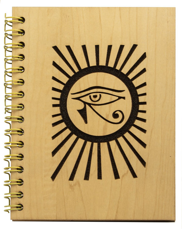 Wooden Diary - Eye - 4.5 x 5.75