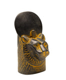 Sekhmet Bust Antique Gold - 4.5"