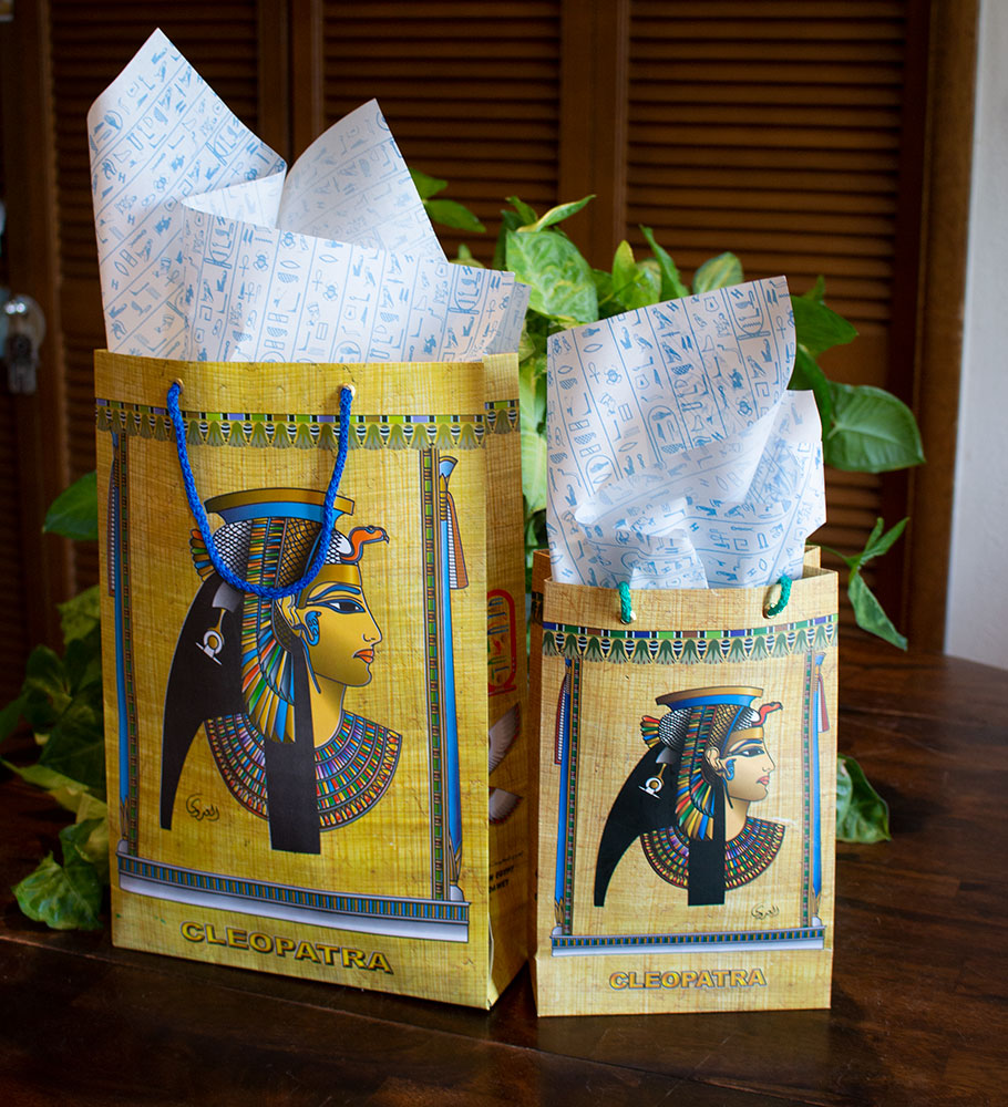 PAPER GIFT BAGS - ASSORTED EGYPTIAN DESIGNS - 1PCS
