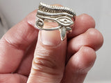 Egyptian Eye of Horus Ring- Made in Egypt