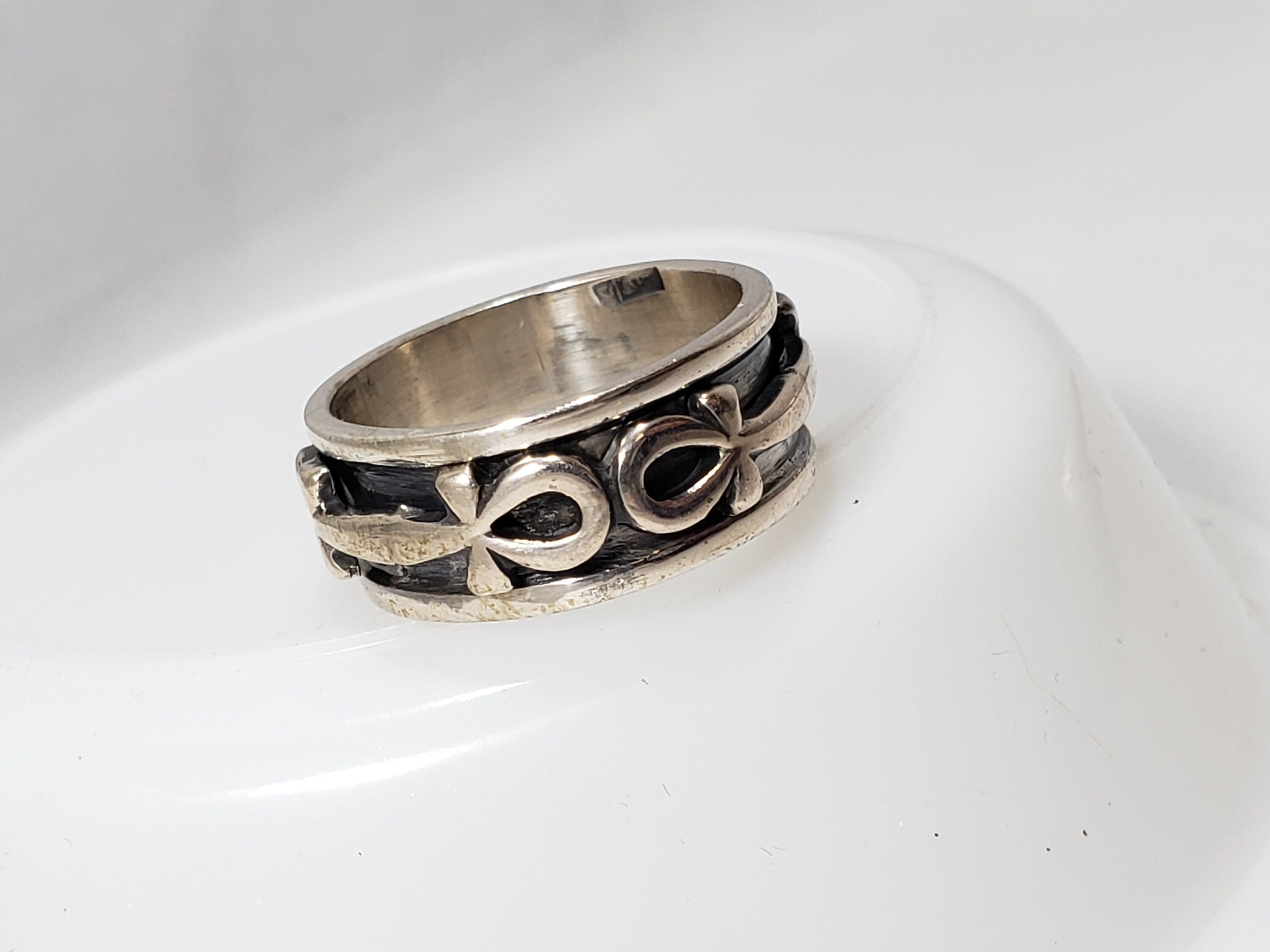 Egyptian Ankh Spinner Ring- Made in Egypt