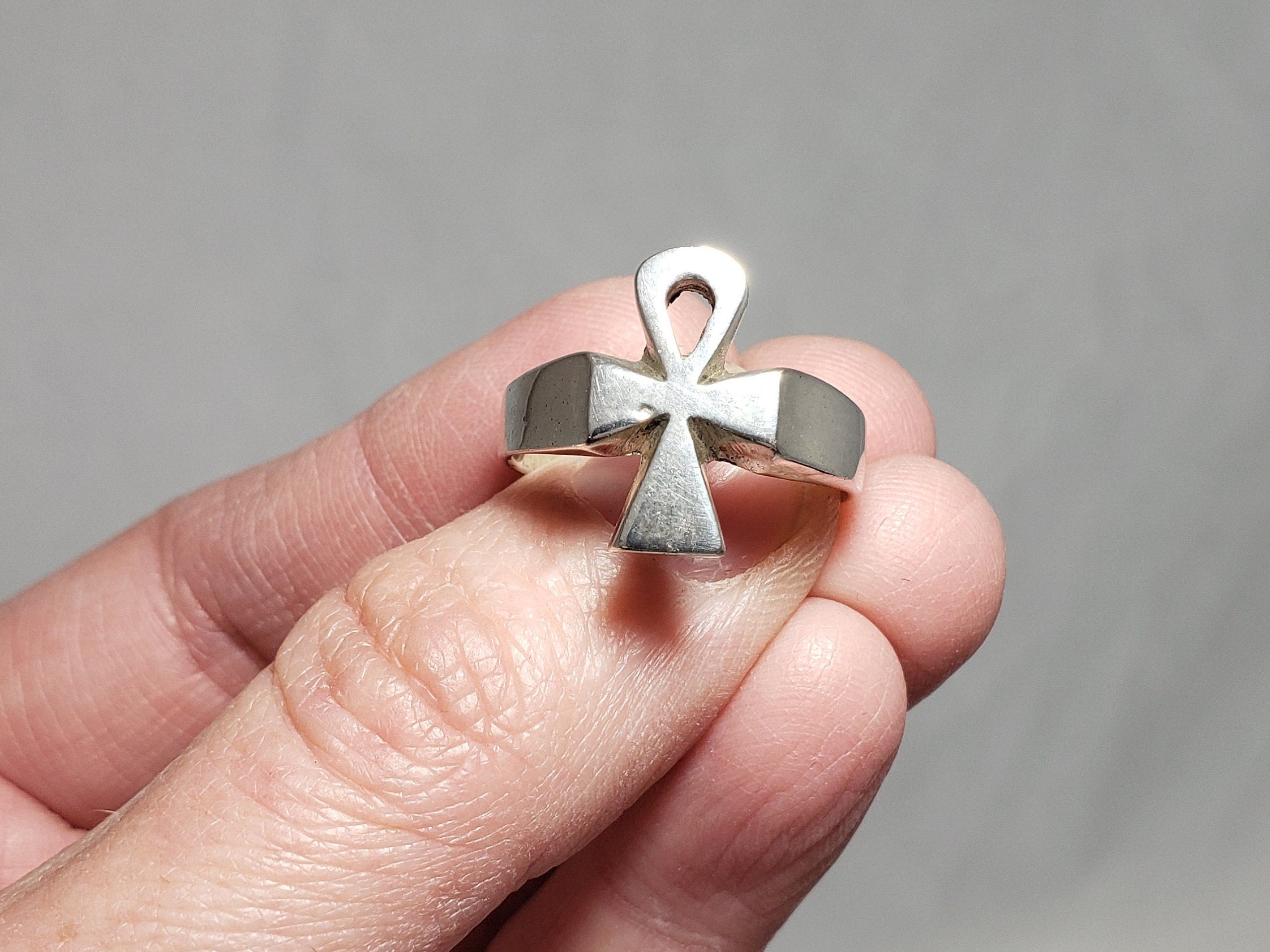 Egyptian Ankh Ring - Multiple Sizes- Made in Egypt