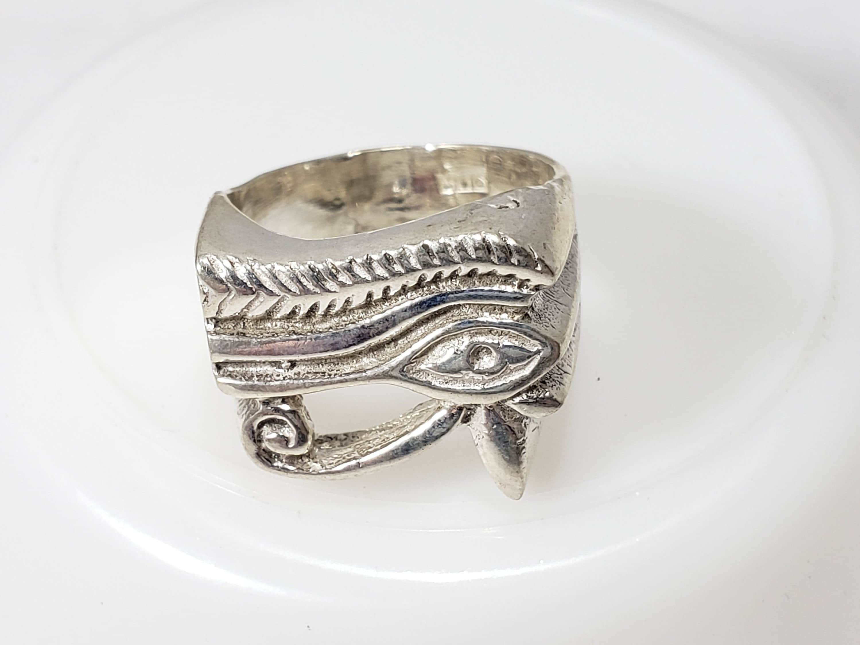 Egyptian Eye of Horus Ring- Made in Egypt