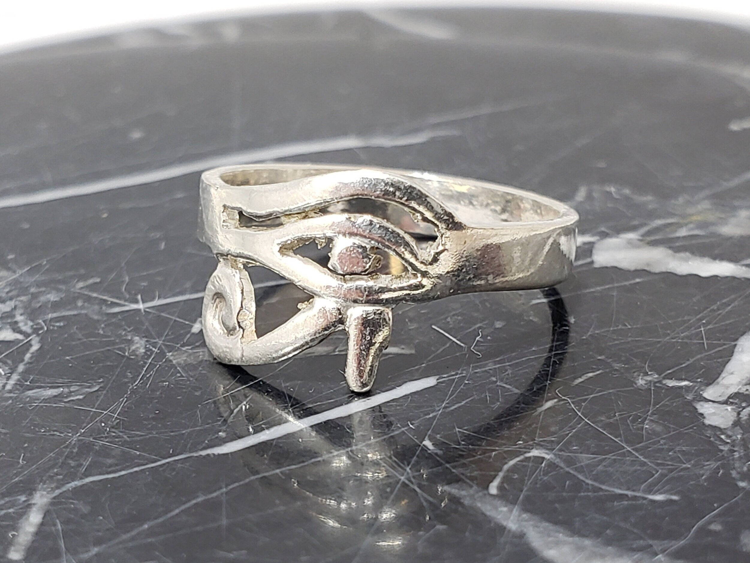 Egyptian Eye of Horus Ring - Multiple Sizes Available- Made in Egypt
