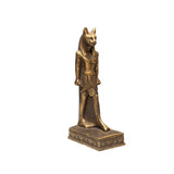 Standing Bastet Cat Statue - Bronze Finish