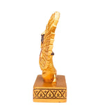 Egyptian Goddess Isis Statue - Ancient Egypt Figurine - Metallic Gold - Made in Egypt
